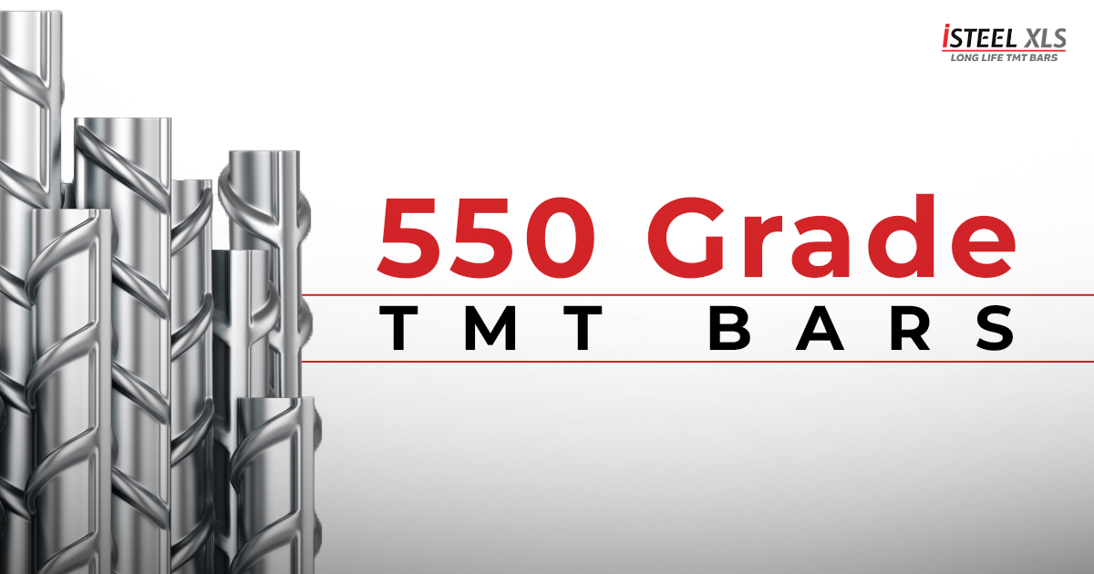550 Grade TMT bars